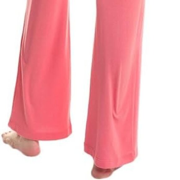 NATORI Oasis Pajama Set Long Sleeves in Hot Coral Size XL Brand New w/ Tags - Picture 3 of 5